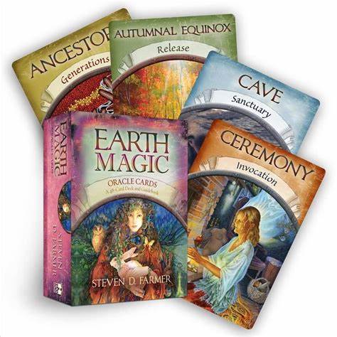 Earth Magic Oracle Cards by Steven D. Farmer