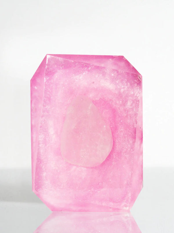 心輪水晶肥皂(玫瑰粉晶)